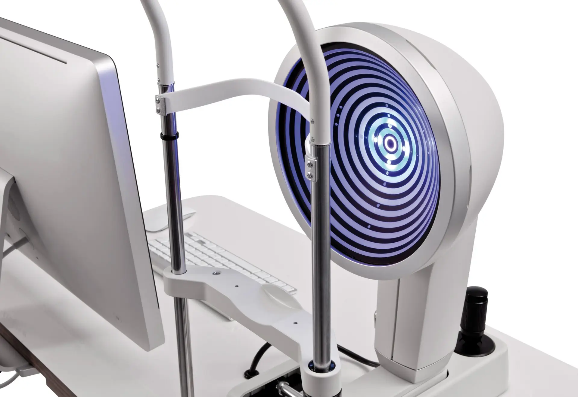 OCULUS Keratograph 5M – advanced corneal topography and dry eye diagnostic device offered by R. Melander & Associates in Plano, TX.